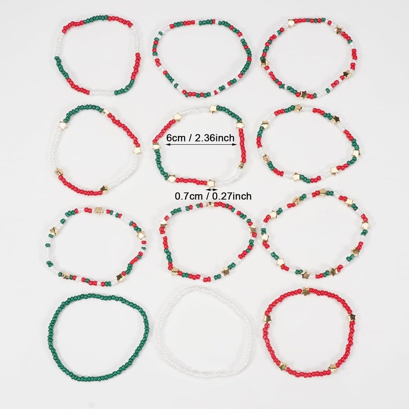 Lonext Halloween Bracelets Stackable Heishi Beaded Stretch Bracelets - Image 4